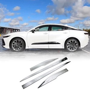 Para Toyota Crown 2023 2024 2025 2026 Carrocería Cromada Puerta Lateral Moldura Cubierta Borde - Imagen 1 de 10