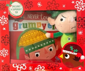 NEW but DAMAGED NEVER TOUCH A GRUMPY ELF - BOOK and plush - Picture 1 of 3
