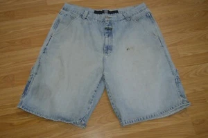 LE JEAN DE MARITHE FRANCOIS GIRBAUD Size 40 light blue Carpenter Street Shorts - Picture 1 of 9
