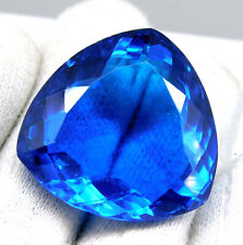 GIGANTIC Natural Lustrous Blue Tanzanite Trillion 94.55 Ct Certified Gemstone