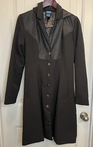 Harry Potter Invisibility Cloak Women’s Size Large Black Good Coat Excellent - Picture 1 of 14
