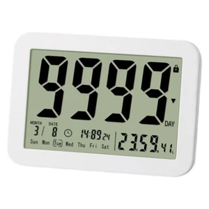 9999-Days Digital Countdown Days Timer Clock with Strong Magnetic Back - Picture 1 of 8