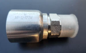 (2 Pack) Gator Hose MP-12-12 2W Hydraulic Hose Crimp Fittings - Picture 1 of 1