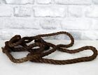 Reclaimed Old Natural Vintage Hessian Rope 2.3m Garage Boat Nautical Maritime