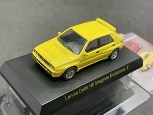 Kyosho 1/64 Fiat&Lancia Lancia Delta HF integrale Evoluzione 2 yellow 16J2 - Picture 1 of 5