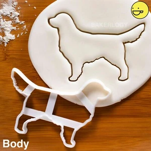 Golden Retriever Body cookie cutter |dog dogs biscuit treats adoption rescue vet - Picture 1 of 5