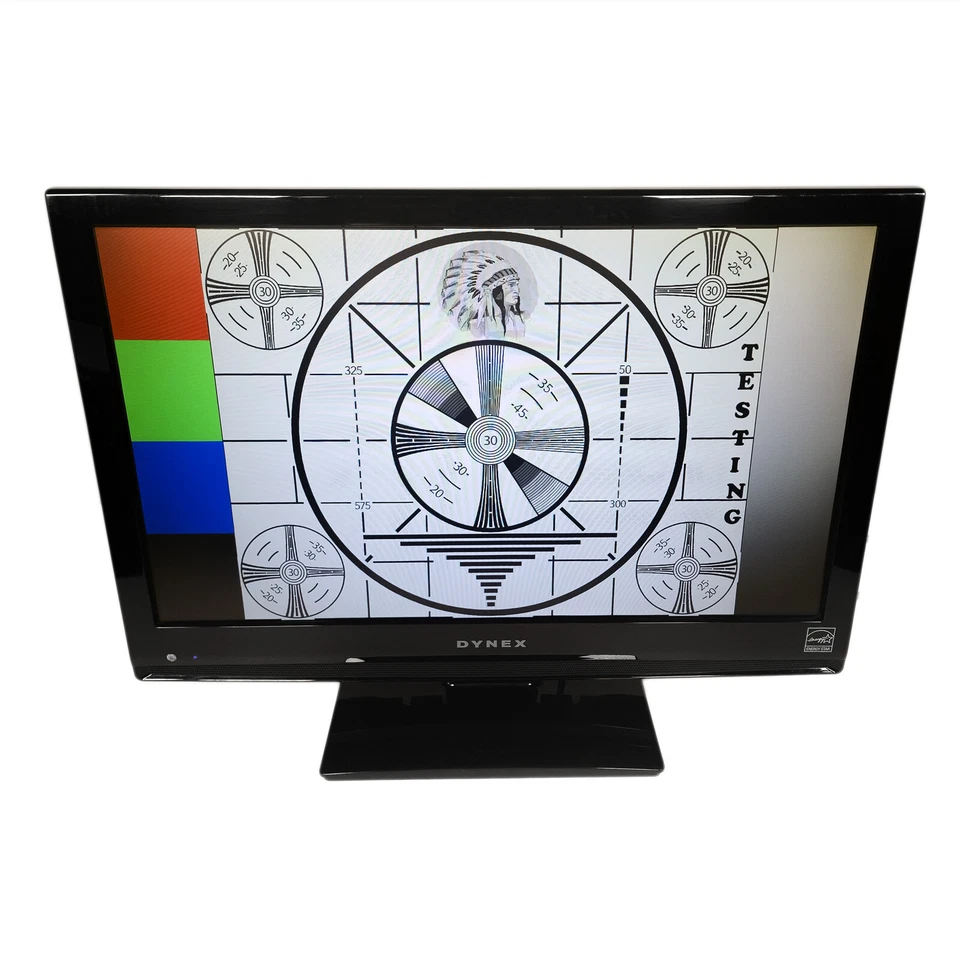 Dynex HD LCD TV DX-L22-10A 22" 720p VGA HDMI with Stand Cleaned NO REMOTE - Image 1 of 4