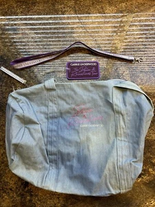 CARRIE UNDERWOOD Denim & Rhinestones VIP Ticket Swag Merch Bag Lanyard Tag - Picture 1 of 4