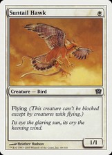 FOIL Suntail Hawk | MtG Magic 9th Edition | English | Near Mint