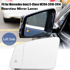 LH Driver Side Mirror Glass Heat W/ Blind Spot for Mercedes-Benz W204 W212 W221 - Picture 1 of 15