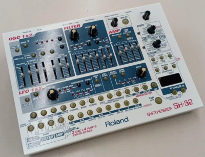 Roland SH-32 Analog Modeling Desktop Synth Module with Adapter JP USED - Image 1 of 4
