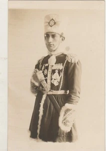 Foto postal antigua rara en todo el mundo rey o emperador Asia oriental años 20 - Imagen 1 de 3