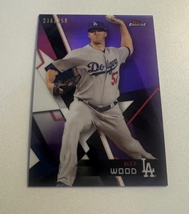 Alex Wood 2018 Finest Purple Refractor /250 - Bild 1 von 1