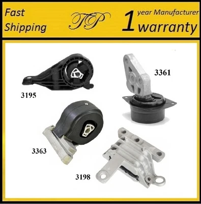 4PCS MOTOR & TRANS MOUNT FOR 2013-2019 Cadillac XTS 3.6L 4WD - Auto Trans. - Image 1 of 4