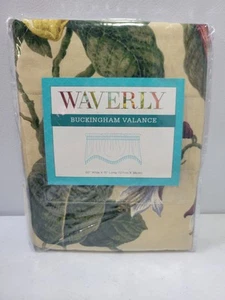  WAVERLY Valance Laurel Springs Parchment, 50"x 15" Valances New In Package - Picture 1 of 4