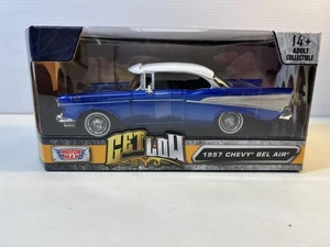 1957 Chevy Bel Air Diecast Model Car: 1/24 Scale, New In the Box By Motor Max - Picture 1 of 7