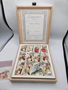 Inge-Glas Christmas Ornaments Miniatures The Bridal Collection Set of 12 w/COA - Picture 1 of 15