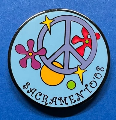 Geocoin GeoWoodstock 2008 Sacramento Commemorative Black Nickel Unactivated - Image 1 of 2