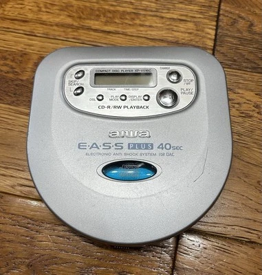 Leitor de disco compacto AIWA XP-V516C jogging 40 segundos antichoque funciona! - Imagem 1 de 4
