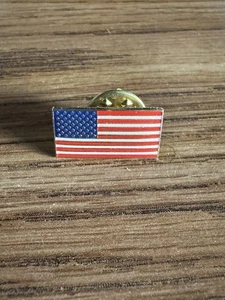 Amerika Flagge Emaille 1" Anstecknadel Vereinigte Staaten USA Abstimmung American USA - Bild 1 von 1