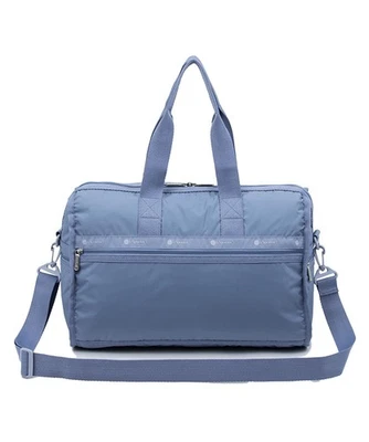 Bolso de fin de semana mediano de lujo (azul pizarra) Foto 1 de 4