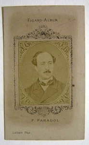 CDV Lucien Paradol French Journalist Figaro Album 1860s Portrait Photograph - Picture 1 of 1