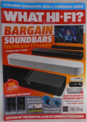 What Hi-Fi? magazine June 2025. 500th Issue Bargain Soundbars +WiiM vs Cambridge
