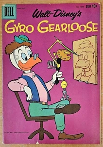 GYRO GEARLOOSE / CUATRO COLORES # 1095 (DELL) (1960) TÍO SCROOGE - CARL BARKS arte - Imagen 1 de 5