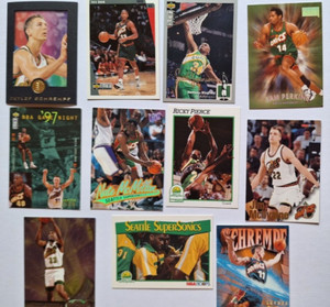 1995-1997 Seattle Supersonics Teamcards Various Players