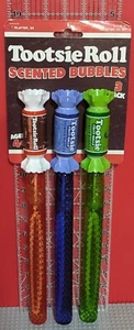 Tootsie Rolls Candy Scented Bubbles 3 Big Wands Playtek Toys 2019 Hershey's NEW - Picture 1 of 9