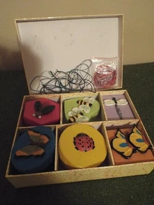 Box with Craft Boxes and Beads & More - Picture 1 of 2