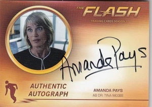 TARJETA AUTÓGRAFA THE FLASH TEMPORADA 2 - APY AMANDA PAYS (DR TINA MCGEE) - Imagen 1 de 1