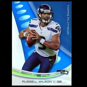 2013 Topps Platinum Football #31 Russell Wilson Seattle Seahawks - Picture 1 of 2