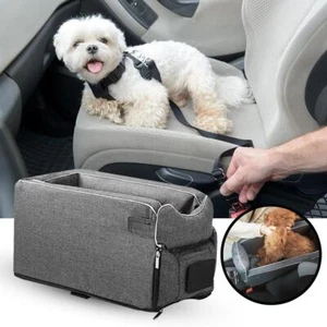 Car Armrest Box Detachable Dog Transport Bag With Safety Belt for Outdoor Travel - Picture 1 of 6
