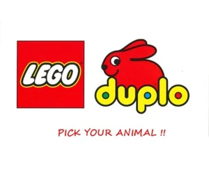 LEGO - Duplo Animal Figure - CHOOSE YOUR ANIMAL MINI FIGURE !! - Picture 1 of 113