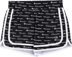 Champion Girls Woven and French Terry Shorts (Youth Large, Black All Over Print- - Picture 1 of 11