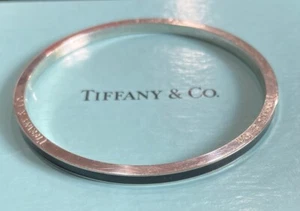 Tiffany & Co Armreif Armband schwarz Streifen Emaille Italien - Bild 1 von 16
