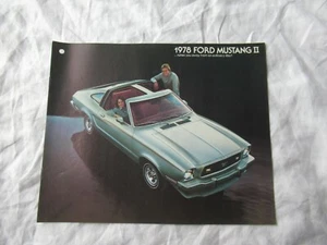 1978 Ford Mustang II brochure - Picture 1 of 8