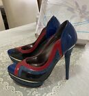 Like-You Ladies High Heel Shoes Blue Size 3 (36eu) NEW