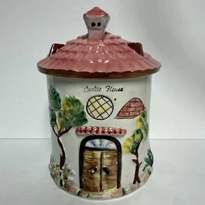 Vintage Italien Keksdose Landhaus 8-1/2" hoch - Bild 1 von 9