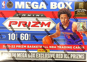 2021-22 Panini Prizm Basketball NBA Mega Box TARGET Exclusive Red Ice Prizms SLD