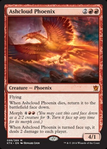 Khans of Tarkir - Ashcloud Phoenix - Foil - Image 1 of 1
