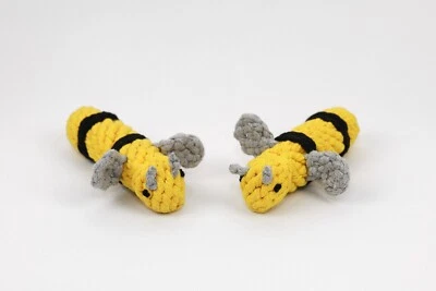 手工制作黄蜂棉绳宠物玩具 - 为您的宠物嗡嗡作响的乐趣 — 第 1/4 张图片