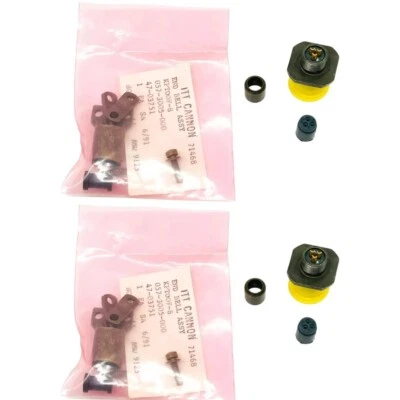 ITT Cannon MS3111F8-3S  Circular MIL Spec Connector 3P with End Bell Assy, 2 Pcs - Image 1 of 4