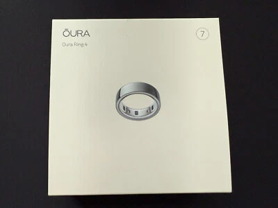 BRAND NEW SEALED Oura Ring 4 Smart Ring Size 7 Activity Tracker, 4th Gen. Silver - Image 1 of 2