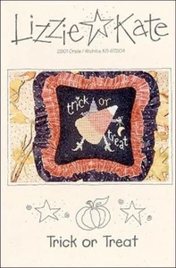 LIZZIE KATE TRICK OR TREAT CROSS STITCH PATTERN - Picture 1 of 1