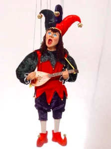 Marionette Jester - Handmade Original Puppet - Picture 1 of 1