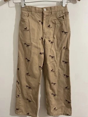 Girl Hartstrings Beige Brown Horse Equestrian Pants  Size 6 - Image 1 of 4