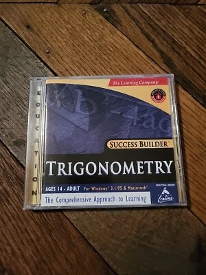 CD-ROM trigonometría The Learning Company Success Builder Windows 95/Mac Foto 1 de 4