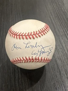 Jim Lonborg Signed ONL Baseball w/ Inscription Cy Young 67 JSA Autographed - Picture 1 of 2